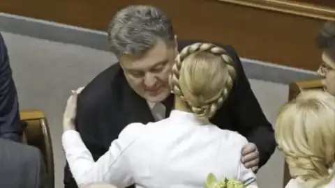 Петро Порошенко и Юлия Тимошенко. Фото: УНИАН