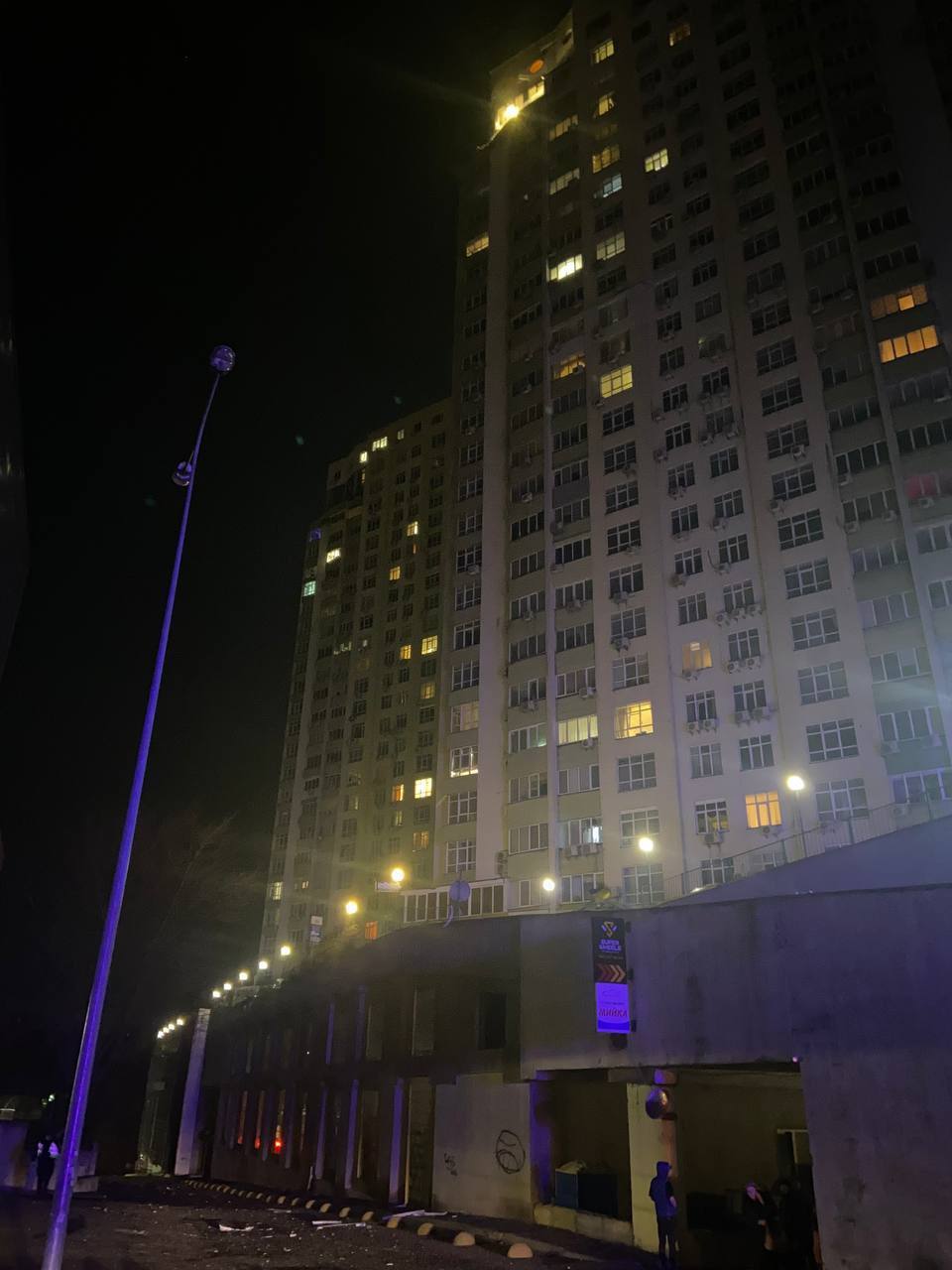 Київ. Наслідки влучання 