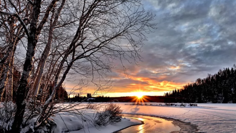 Зима, сонце. Фото: pixabay.com