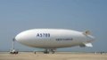 A prototype of China's independently-developed AS700 civil manned airship in Jingmen, central China's Hubei Province.  Photo by Aviation Industry Corporation of China/Xinhua.