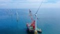 A 16-megawatt wind turbine installed at the Fujian offshore wind farm operated by the China Three Gorges Corporation off the coast of southeast China's Fujian Province. Photo by Xinhua/Lin Shanchuan.