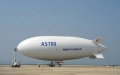 A prototype of China's independently-developed AS700 civil manned airship in Jingmen, central China's Hubei Province.  Photo by Aviation Industry Corporation of China/Xinhua.