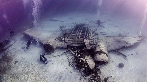Літак Пабло Ескабара Фото: ken_kiefer_underwater