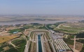 A project that crosses the Yellow River on the middle route of China's South-to-North Water Diversion Project. Photo by Xinhua/Liu Shiping.