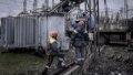 The aftermath of one of russia's strikes on an energy facility. Photo: DTEK.