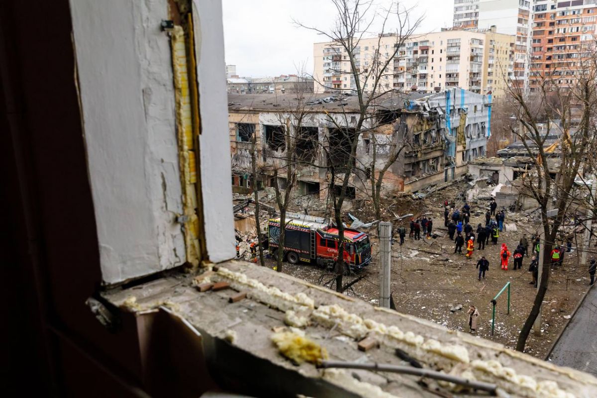 Вид з вікна. Фото: telegram/Олег Синєгубов