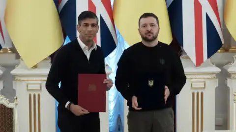Україна та Велика Британія уклали угоду про гарантії безпеки. Фото: president.gov.ua