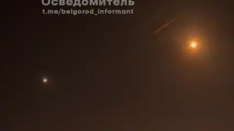 Russians announce attack of 10 missiles on Belgorod Oblast and of drones on Moscow and Leningrad Oblasts