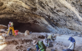 The Melong Tagphug cave site in Ngari Prefecture, southwest China's Xizang Autonomous Region. Photo by Xinhua.