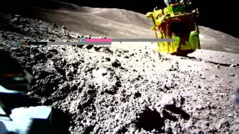 Японський місячний посадковий модуль SLIM. Фото: X/JAXA_jp