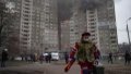 Large-scale fires that broke out due to missile strike extinguished in Kyiv