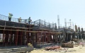 Workers work at the construction site of a housing project undertaken by Chinese enterprises in Ahmadi Governorate, Kuwait. Photo by Xinhua/Yin Ke.
