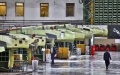 MiG aircraft production factory on fire in Moscow