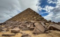 The Pyramid of Menkaure in Giza, Egypt. Photo by Xinhua/Ahmed Gomaa.