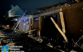 Russians hit agricultural enterprise in the Kharkiv Region with drones at night