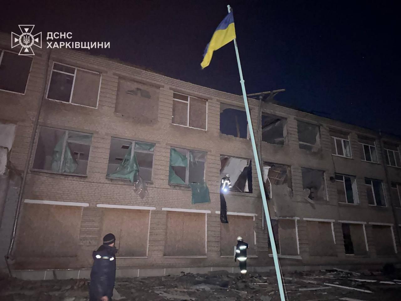 Наслідки обстрілу. Фото: МВС