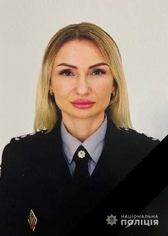 Подполковница Оксана Новик. Фото: Нацполиция
