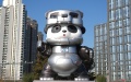 A giant panda art installation in the Wangjing subdistrict of Chaoyang District in Beijing, capital of China. Photo by Xinhua/Peng Ziyang.