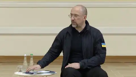 Прес-конференція Дениса Шмигаля. Скріншот