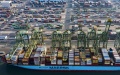 A container vessel berthing at a container terminal of Tianjin Port in north China's Tianjin. Photo by Xinhua/Zhao Zishuo.