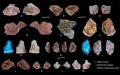 The stone tools unearthed at Cenjiawan site in Nihewan basin, northern China. Photo by Xinhua.