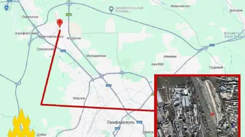 Partisans record arrival of russian military equipment in occupied Simferopol