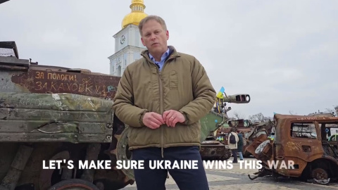 Міністр оборони Британії Грант Шаппс. Скриншот відео