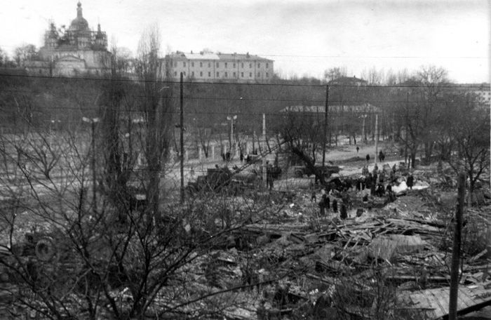 Усе, що залишилося від житлової забудови приватного сектора, після розчищення затопленої території