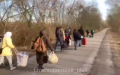 Run away with bags. Russians evacuating from Grayvoron district on their own