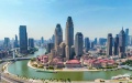 The downtown area of north China's Tianjin. Photo by Xinhua/Sun Fanyue.