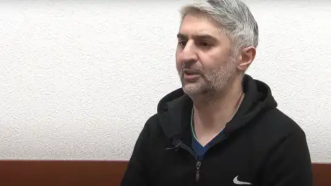 Задержанный Аскеров Бахруз Алимамед оглы. Фото: скриншот из видео