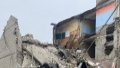 Shahed damages gymnasium building in Izium