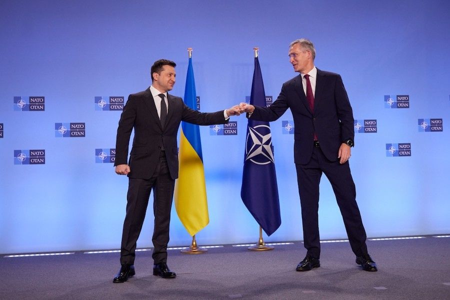 Володимир Зеленський та Єнс Столтенберг. Фото: Офіс Президента