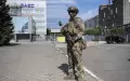 Оккупант на ЗАЭС. Фото: Энергоатом