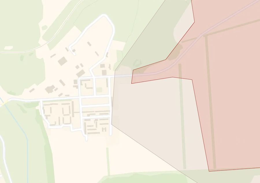 Приблизна лінія зіткнення на схід від Часового Яру. Фото: deepstatemap.live