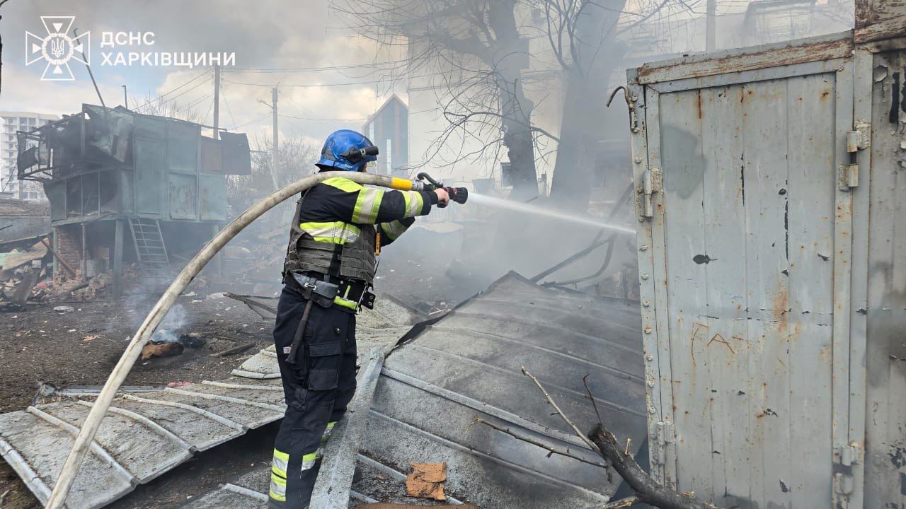 Kharkiv. Consequences of shelling. Photo: State Emergency Service