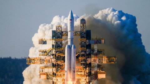Запуск ракеты-носителя "Ангара-А5". Фото: Роскосмос