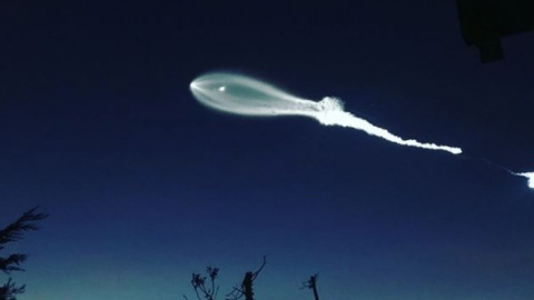 Дивовижно прекрасну Falcon 9 зняв на фото навіть Орландо Блум. Фото: instagram.com/orlandobloom