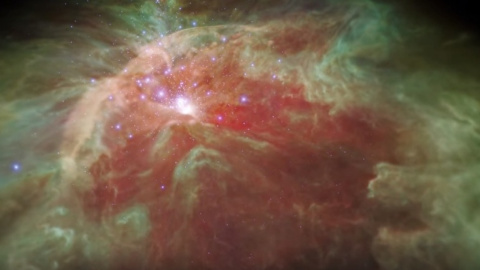 NASA показало дивовижне відео польоту крізь туманність Оріона