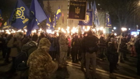 Смолоскипна хода на честь Героїв Крут. Фото: 24 Канал