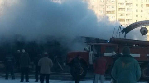 У Харкові горів ринок