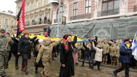 У Львові до Дня ЗСУ пройшов марш. Фото Zaxid.net.