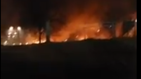 Постарадало двоє людей. Скріншот відео twitter