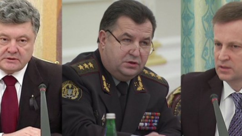 ​Екстрене засідання РНБО: відео виступів Порошенка, Наливайченка та Півторака