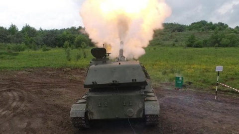 На спеціальному полігоні в Хмельницькій області провели серію пострілів. Фото: ukroboronprom.com.ua