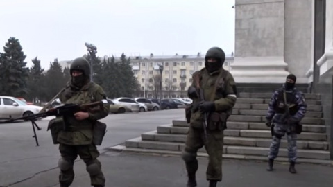 скріншот Бойовики. Фото: скріншот ДТРК ЛНР