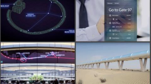 Як буде виглядати швидкісна система Hyperloop: концепт дороги в Дубаї