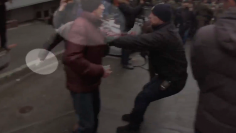 Опубліковане відео затримання. Скріншот відео