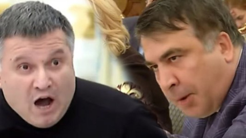 Аваков виклав відео суперечки з Саакашвілі