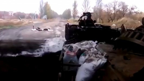 В Сеть выложили видео зачистки от террористов поселка Пески